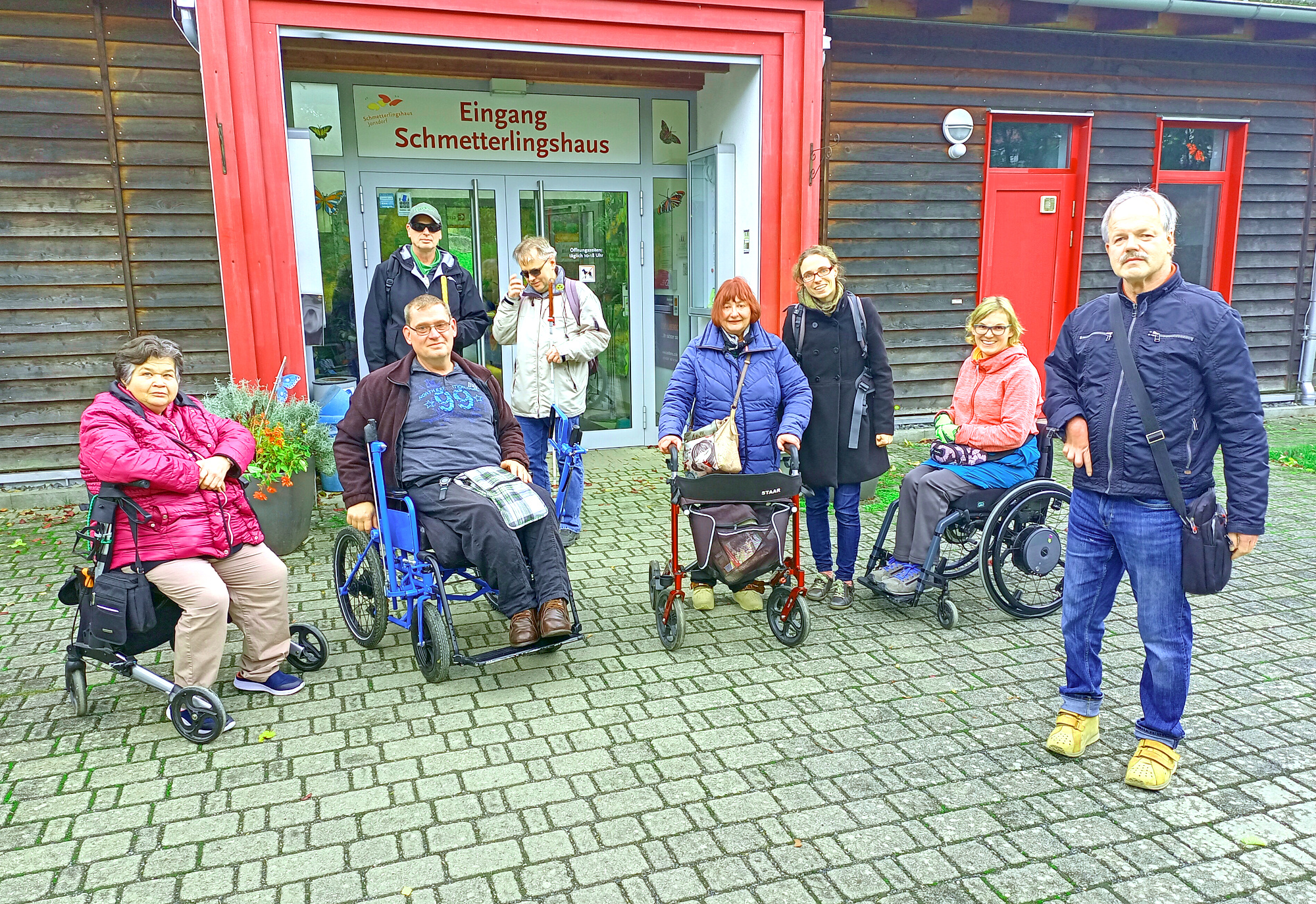Exkursion mit Mobilitätstraining zum Schmetterlingshaus in Jonsdorf