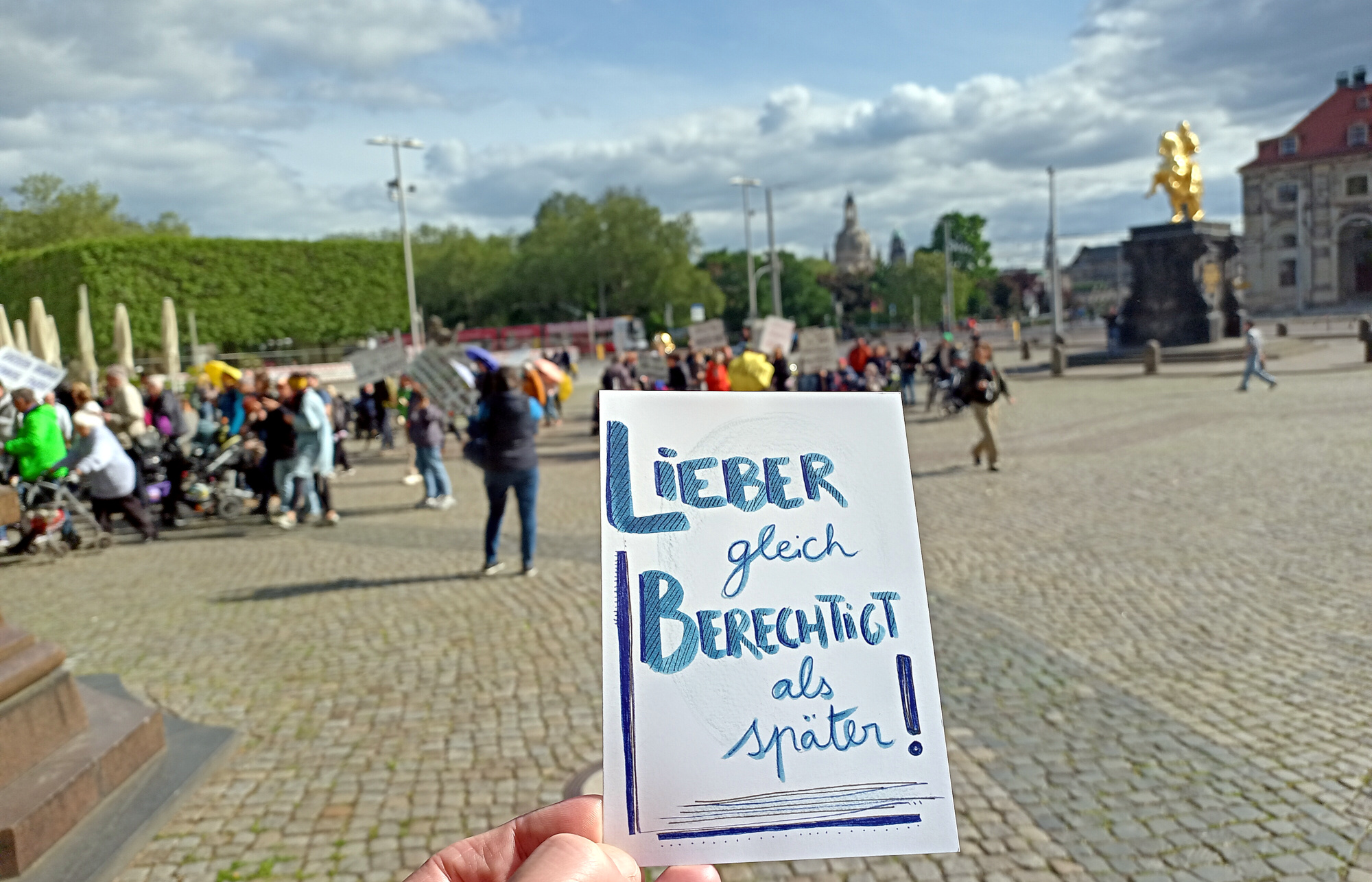 „Lieber gleichberechtigt als später“ – Rückblick auf den Protesttag am 5. Mai 2025